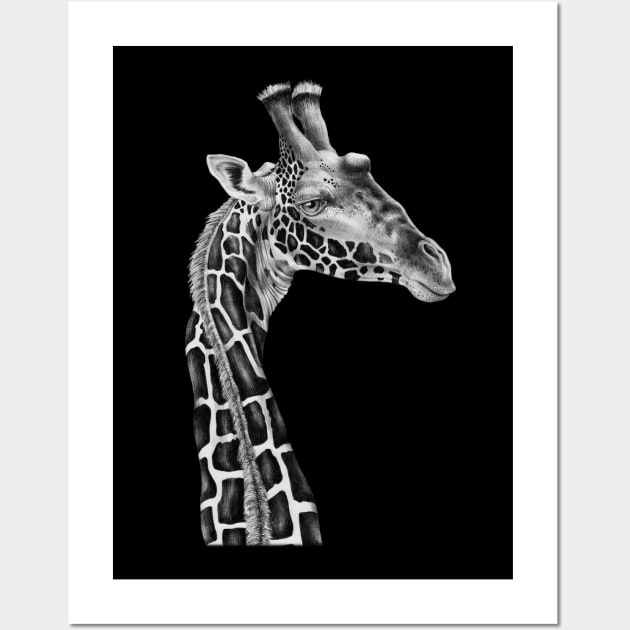 Giraffe Wall Art by Tim Jeffs Art